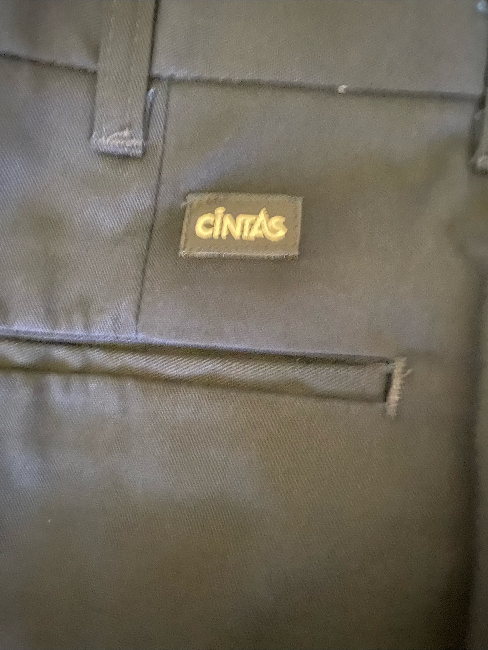 Men's Blue Cintas Work Pants 38x30 - Picture 2 of 4